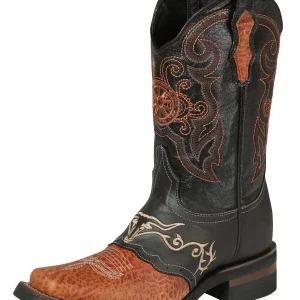 El General Rodeo Boot - Crazy Wine with Embroidery GEN-40667