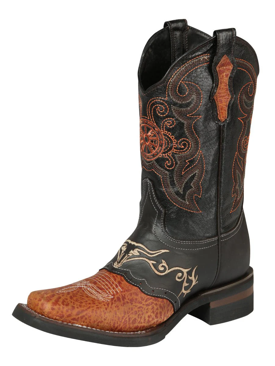 El General Rodeo Boot - Crazy Wine with Embroidery GEN-40667 - Imagen 2