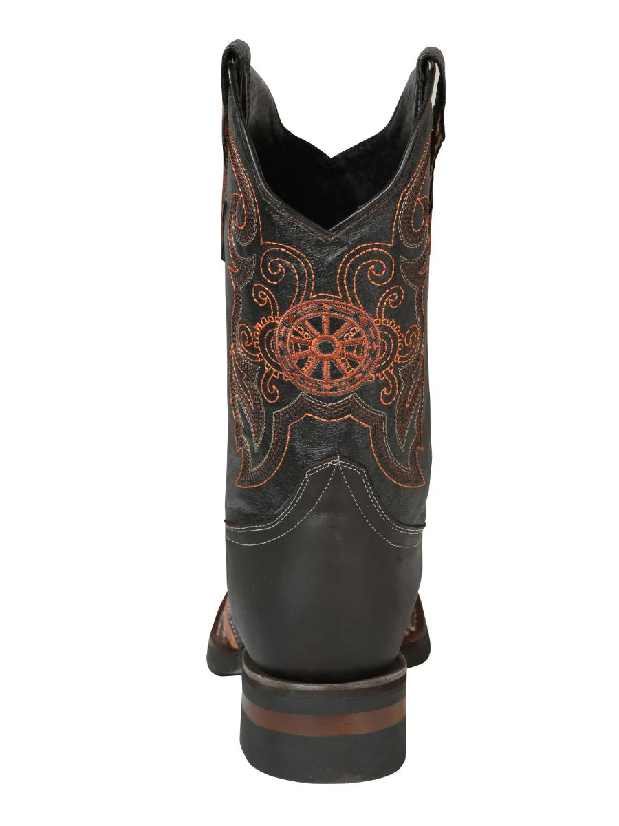 El General Rodeo Boot - Crazy Wine with Embroidery GEN-40667 - Imagen 6