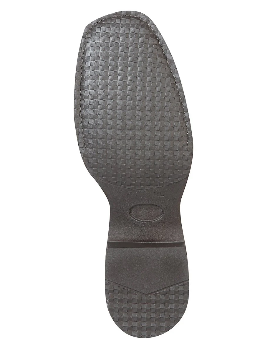 El General Rodeo Boot - Nobuck Dark Brown with Embroidery 51117 - Imagen 6