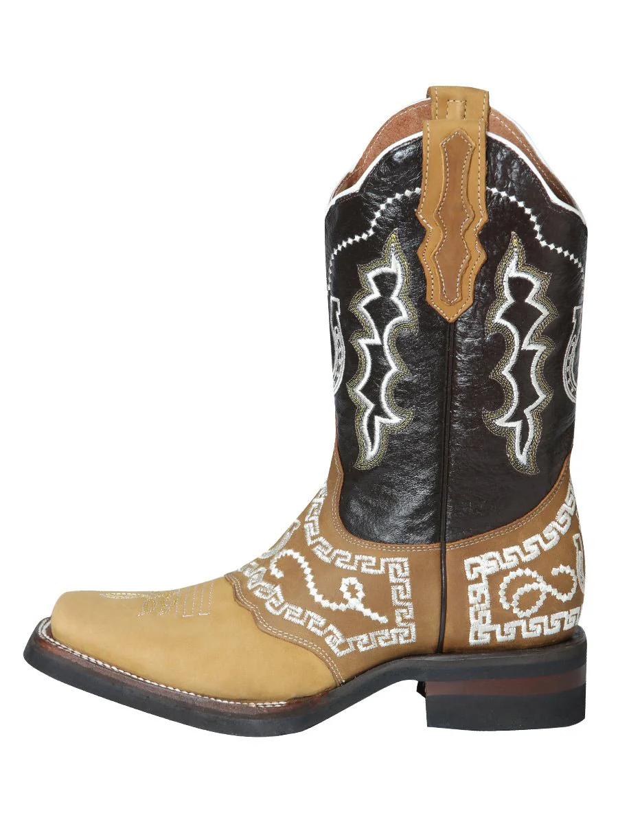 El General Rodeo Boot - Nobuck Honey with Embroidery 51111 - Imagen 5