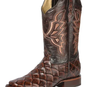 El General Rodeo Boot - Print Pirarucu - Brown 44664