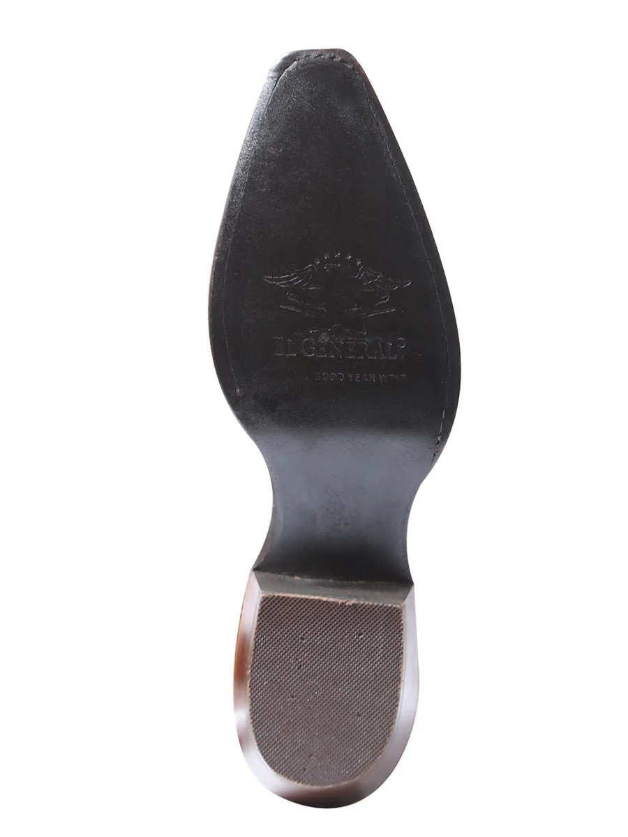 El General Rodeo Western Boot - Suede Brown 41789 - Imagen 3