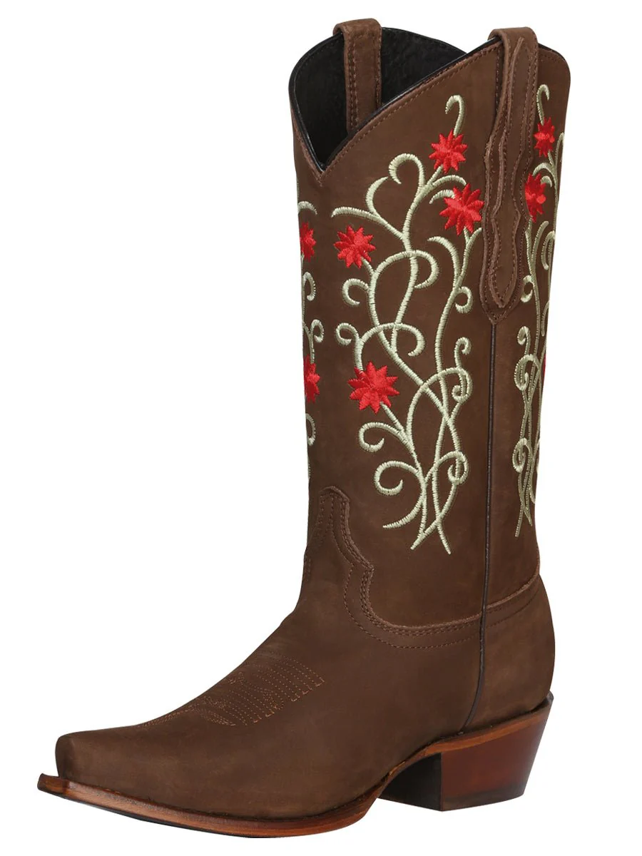 El General Rodeo Western Boot - Suede Brown 41789 - Imagen 2