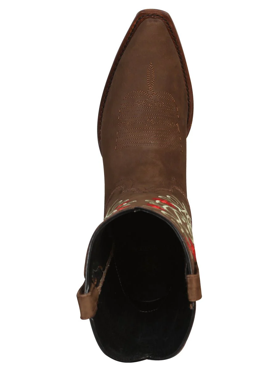 El General Rodeo Western Boot - Suede Brown 41789 - Imagen 4