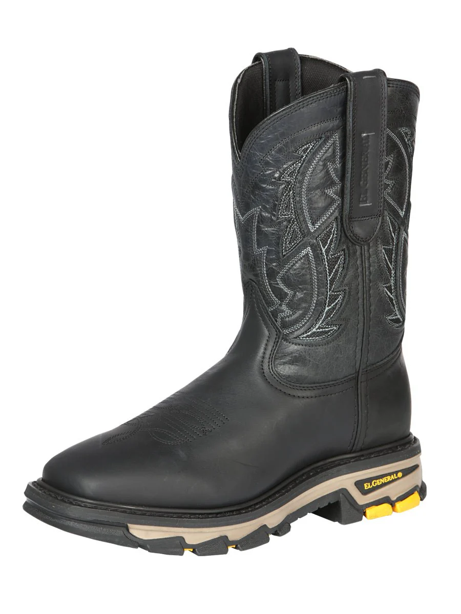 El General Rodeo Work Boot - Crazy Black 44694 - Imagen 2