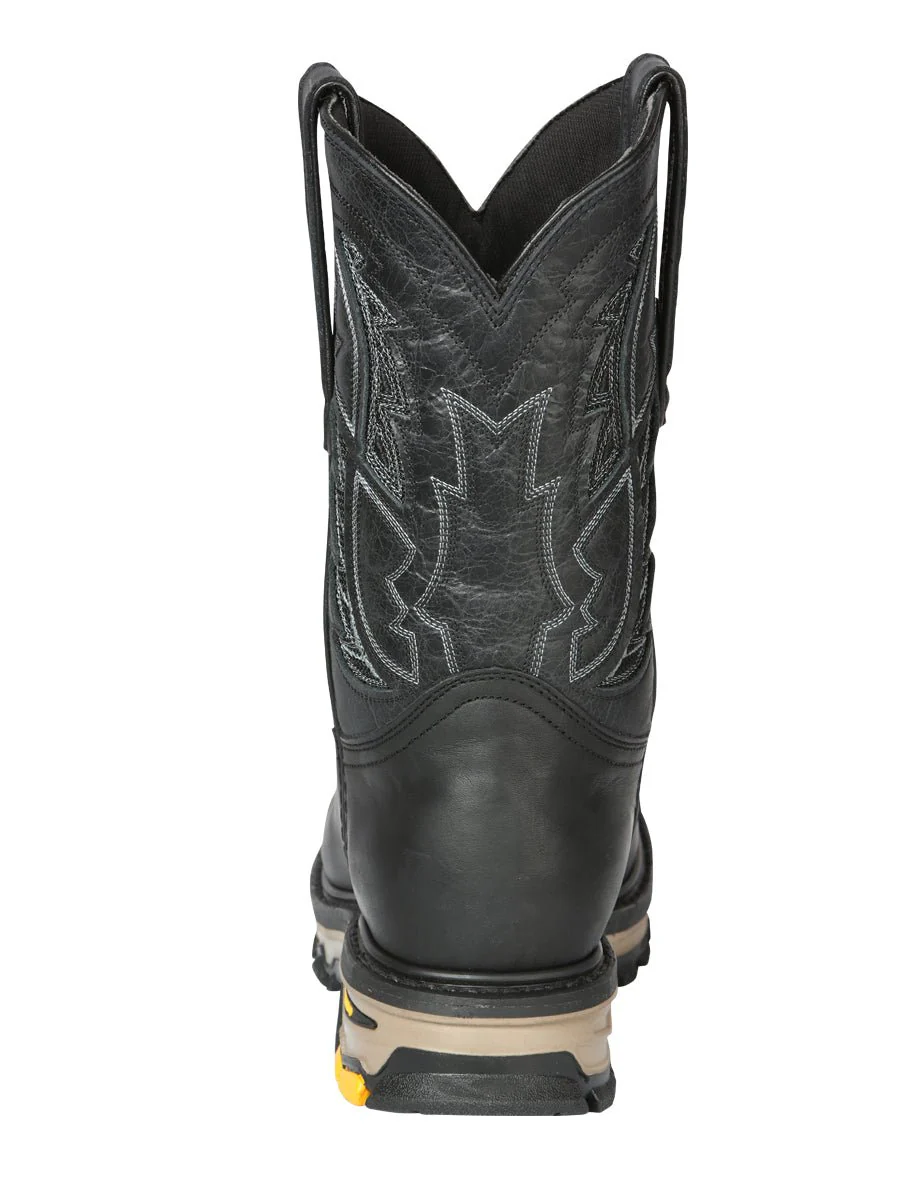 El General Rodeo Work Boot - Crazy Black 44694 - Imagen 5