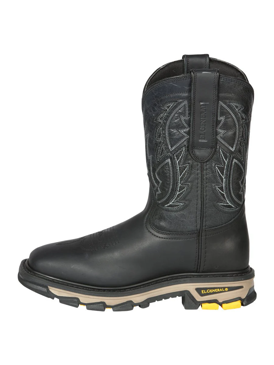 El General Rodeo Work Boot - Crazy Black 44694 - Imagen 3