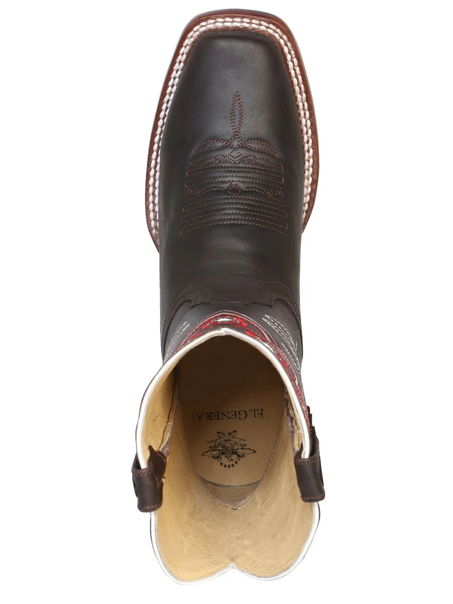 El General Womens Rodeo Boot- Dark Chocolate 42981 - Imagen 3