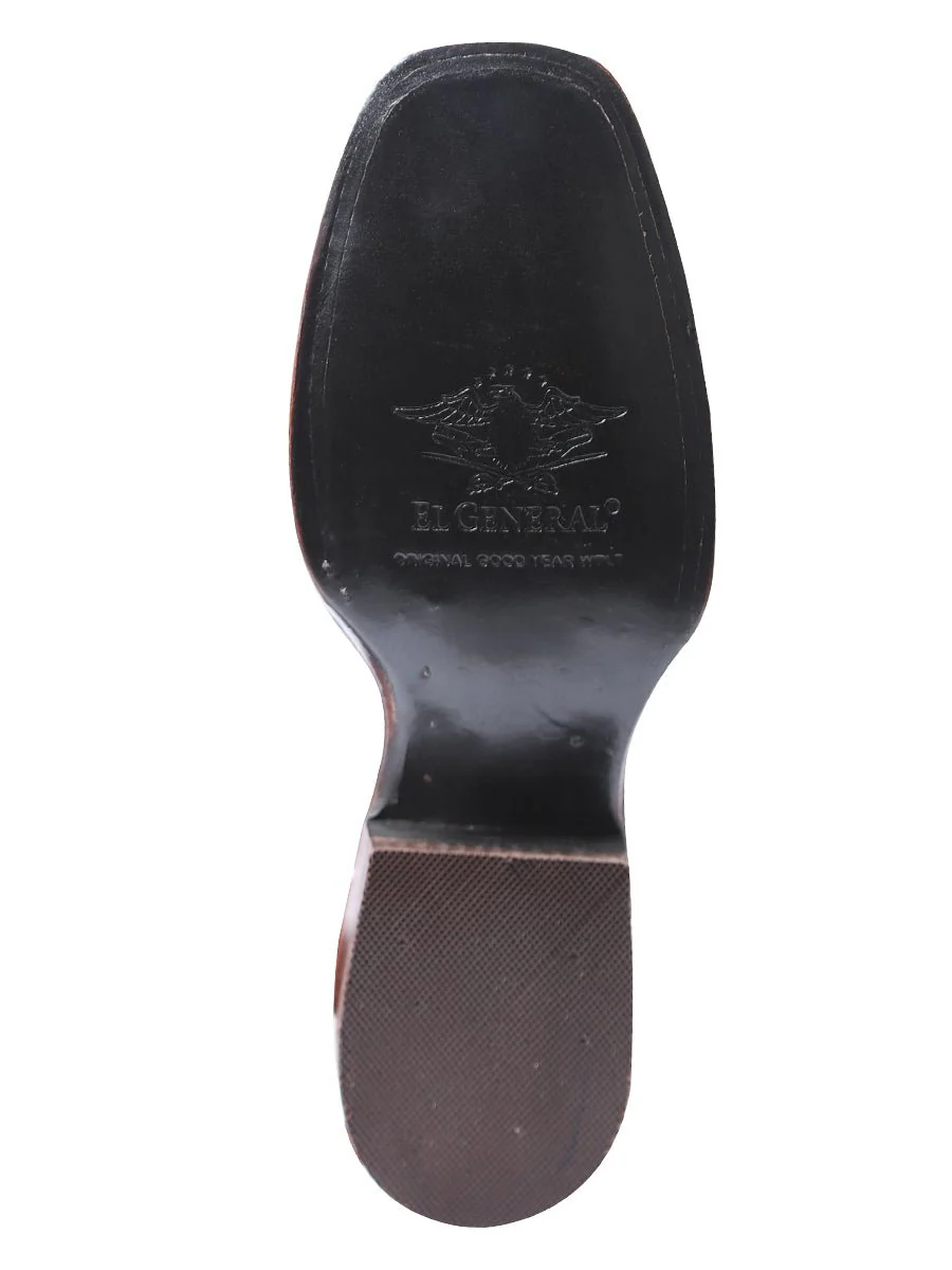 El General Womens Rodeo Boot- Dark Chocolate 42981 - Imagen 4