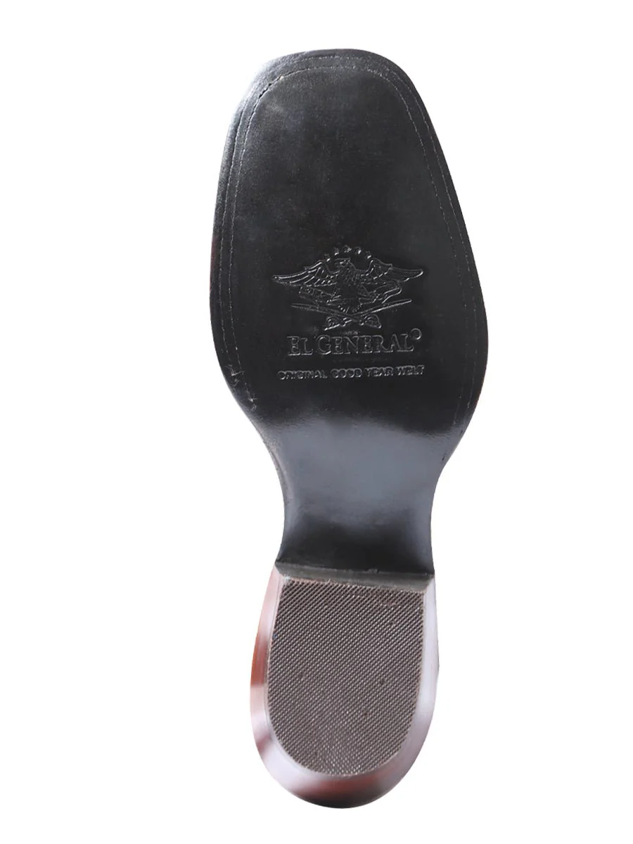 El General Womens Rodeo Boot - Suede Brown 42984 - Imagen 3