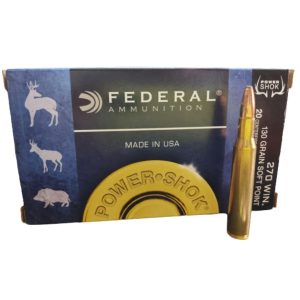 Bala Federal Ammunition- 270 WIN – 130 – 150 grains