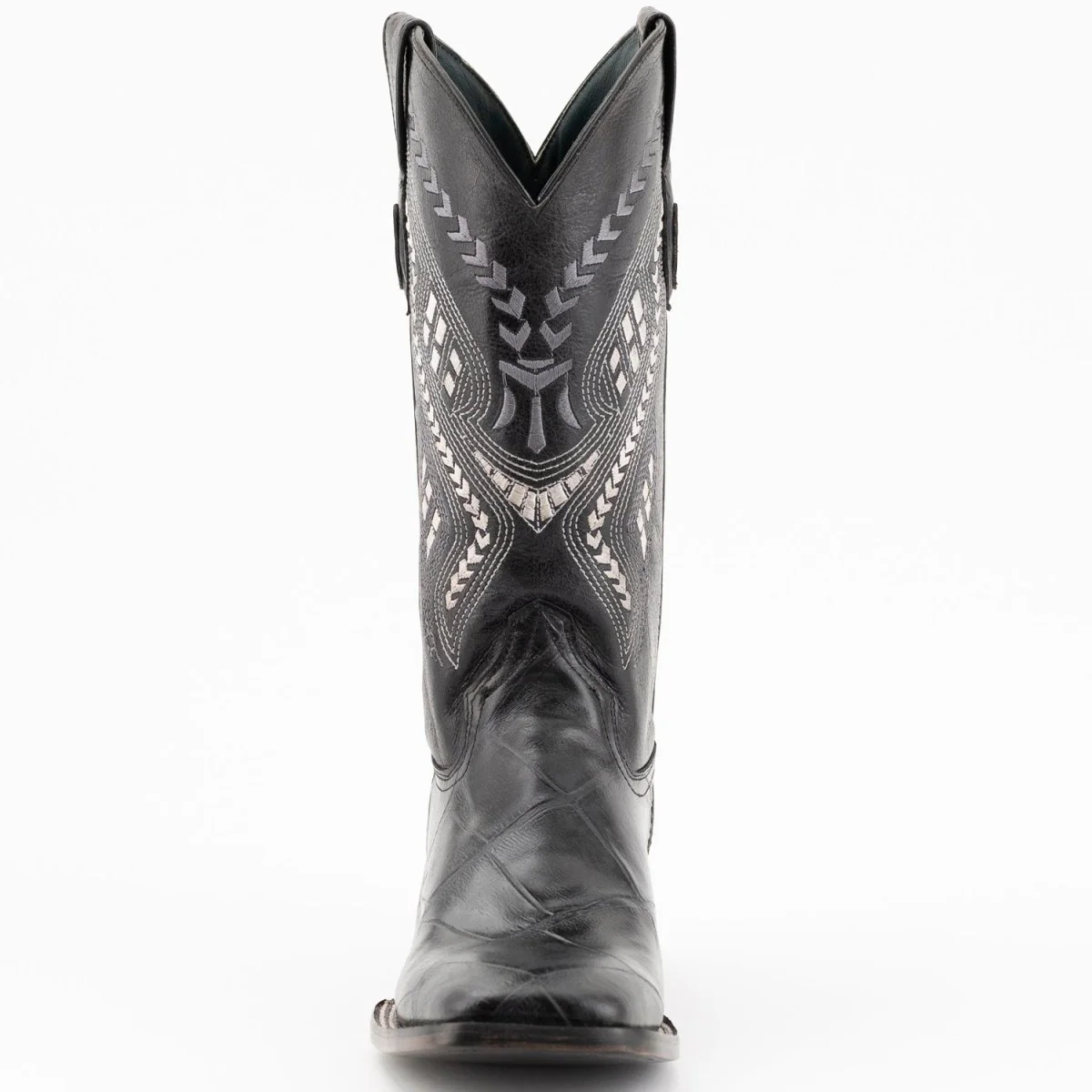 Ferrini Jesse Men's Print Alligator Boots Handcrafted Black 4359304 - Imagen 5