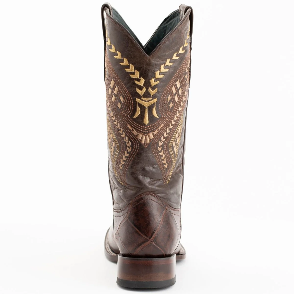 Ferrini Jesse Men's Print Alligator Boots Handcrafted Chocolate 4359309 - Imagen 6