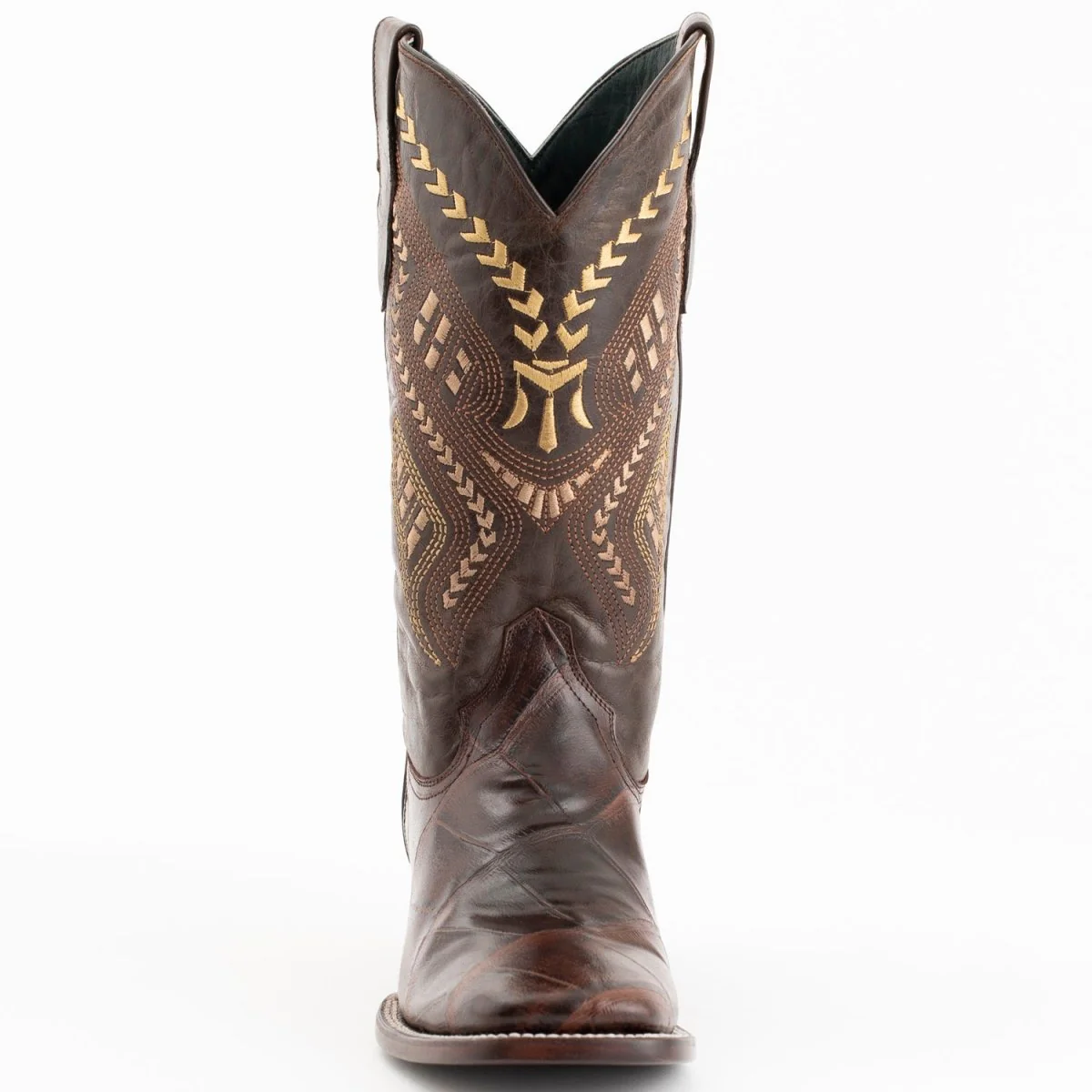 Ferrini Jesse Men's Print Alligator Boots Handcrafted Chocolate 4359309 - Imagen 5