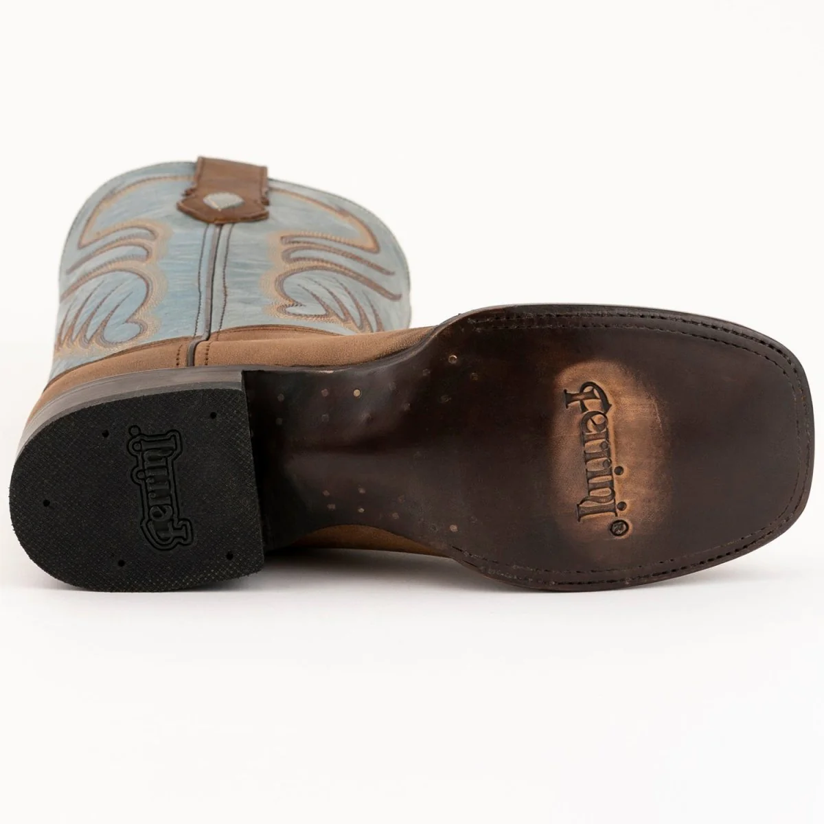 Ferrini Men's Hunter Square Toe Boots Handcrafted - Brown 1109310 - Imagen 7