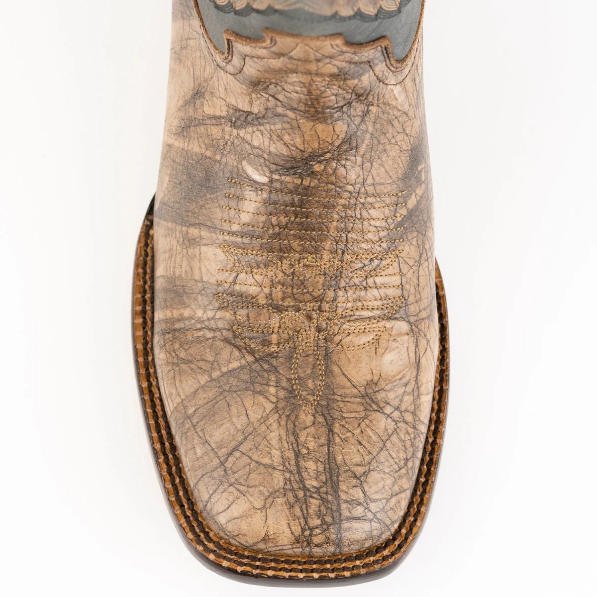 Ferrini Men's Hunter Square Toe Boots Handcrafted - Oak 1109328 - Imagen 4