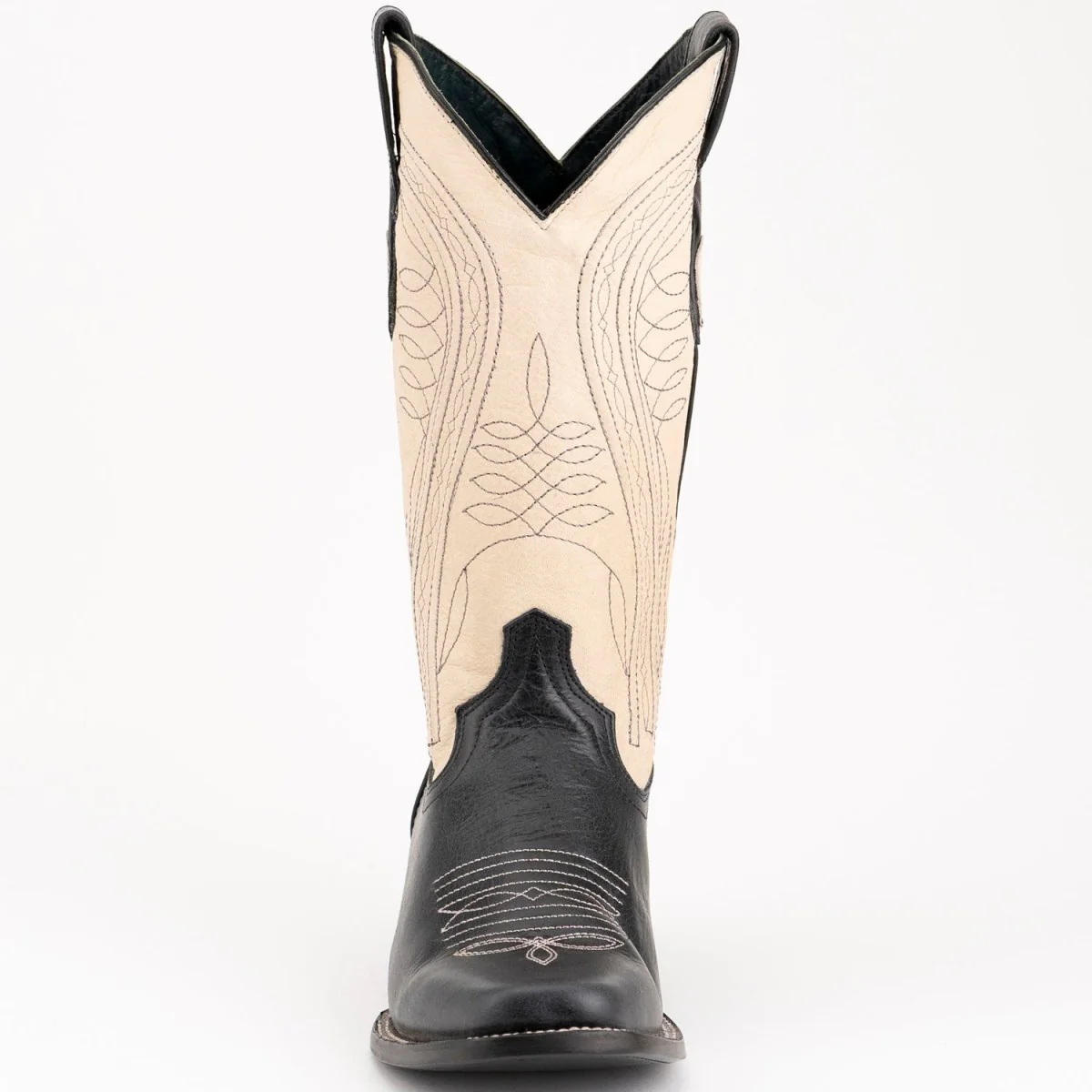 Ferrini Men's Blaze Leather Narrow Square Toe Boots Handcrafted - Black 1327104 - Imagen 5