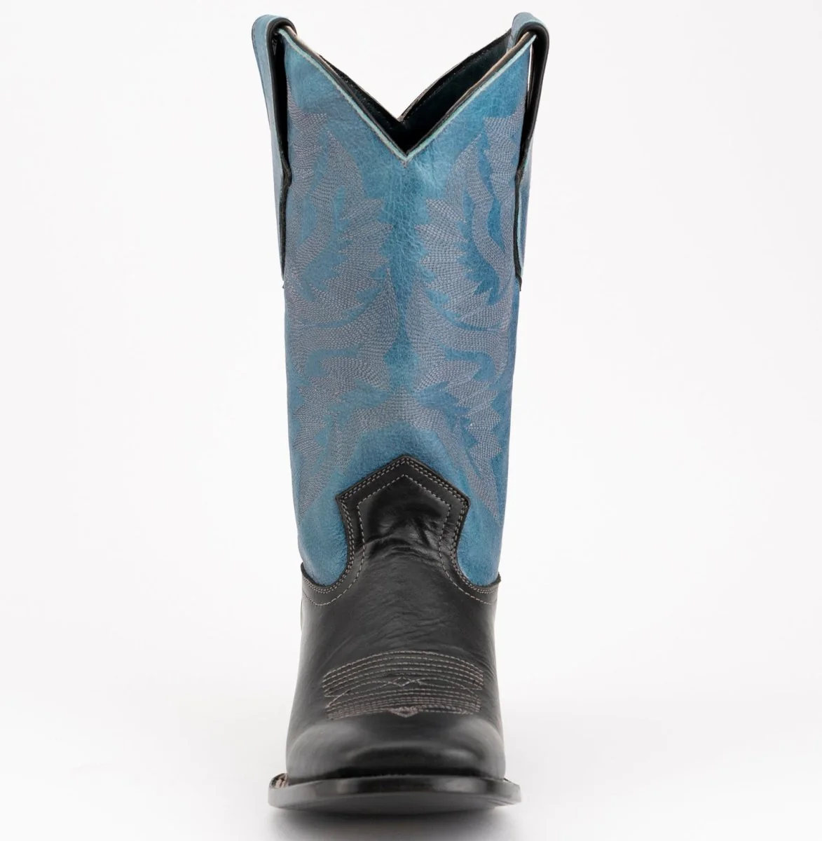 Ferrini Men's Gunner Leather Boots Handcrafted - Black 1219304 - Imagen 5