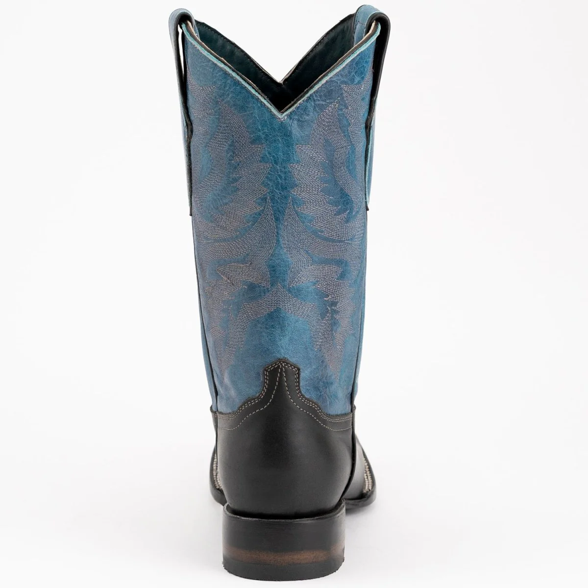 Ferrini Men's Gunner Leather Boots Handcrafted - Black 1219304 - Imagen 6