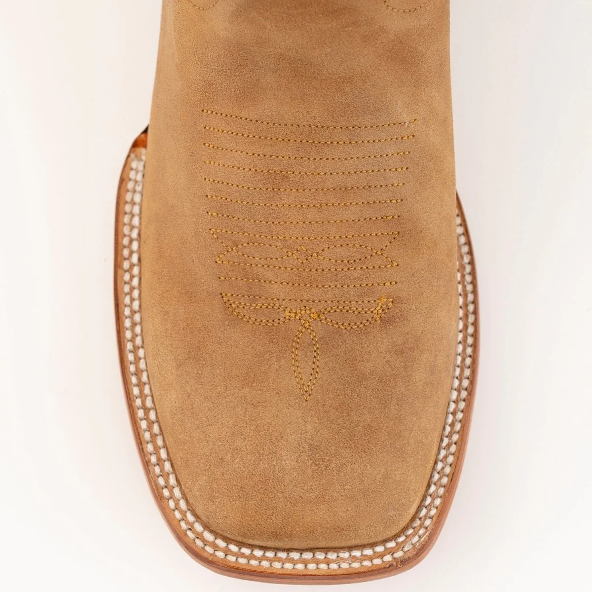 Ferrini Men's Kingston Leather Square Toe Boots Handcrafted - Antique Saddle 1319315 - Imagen 4