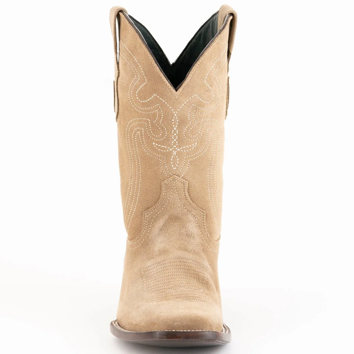 Ferrini Men's Roughrider Narrow Square Toe Boots Handcrafted - Taupe 1347141 - Imagen 5