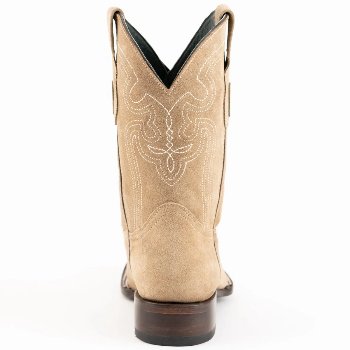 Ferrini Men's Roughrider Narrow Square Toe Boots Handcrafted - Taupe 1347141 - Imagen 6