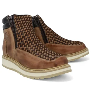 Forza Square Toe Work Boots with Double Zipper