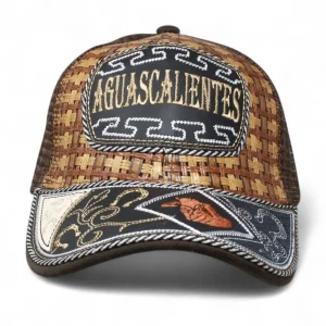 Gorra Artesanal con Bordado de los Estados de Mexico