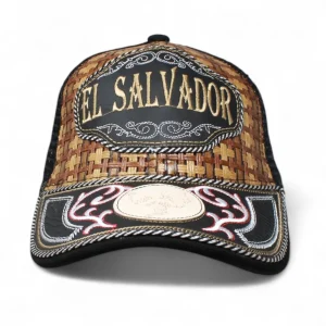 Gorra Artesanal con Bordado Paises