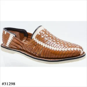 Huarache Artesanal Tipo Mocasin Color Tan/Natural imp-31298