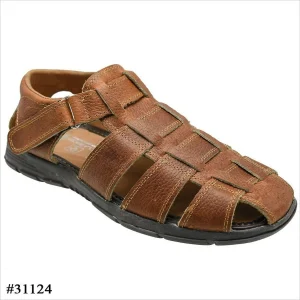 Huarache de Cuero Artesanal de Vestir Fino Color Miel imp-31124