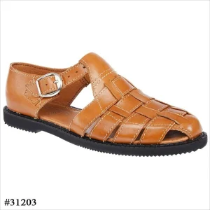 Huarache de Cuero Artesanal de Vestir Fino Color Miel imp-31203