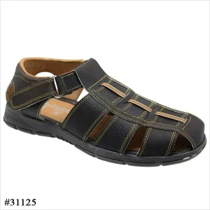 Huarache de Cuero Artesanal de Vestir Fino Color Moka imp-31125