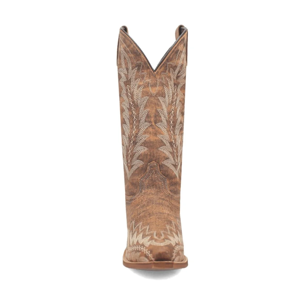 Laredo Women's Emmylee Snip Toe Leather Boots - Tan 52189 - Imagen 7