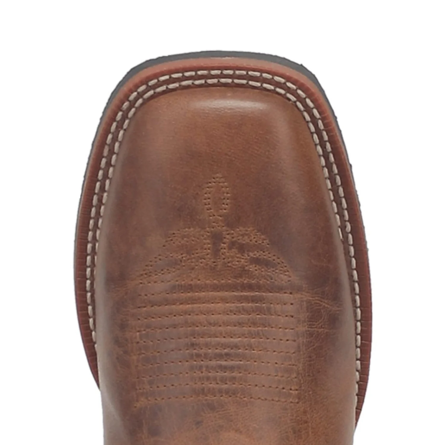 Laredo Women's Faye Broad Square Toe Leather Boots - Brown / Pink 3117 - Imagen 8