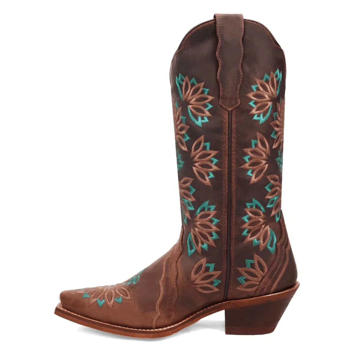 Laredo Women's Filly Snip Toe Leather Boots - Tobacco 20006 - Imagen 5