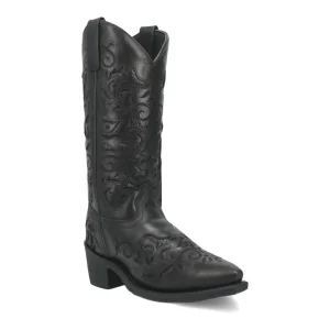 Laredo Women's Night Sky Snip Toe Leather Boots - Black 52450