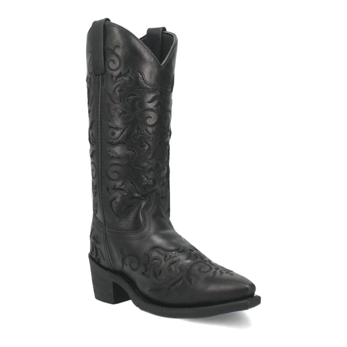Laredo Women's Night Sky Snip Toe Leather Boots - Black 52450 - Imagen 2