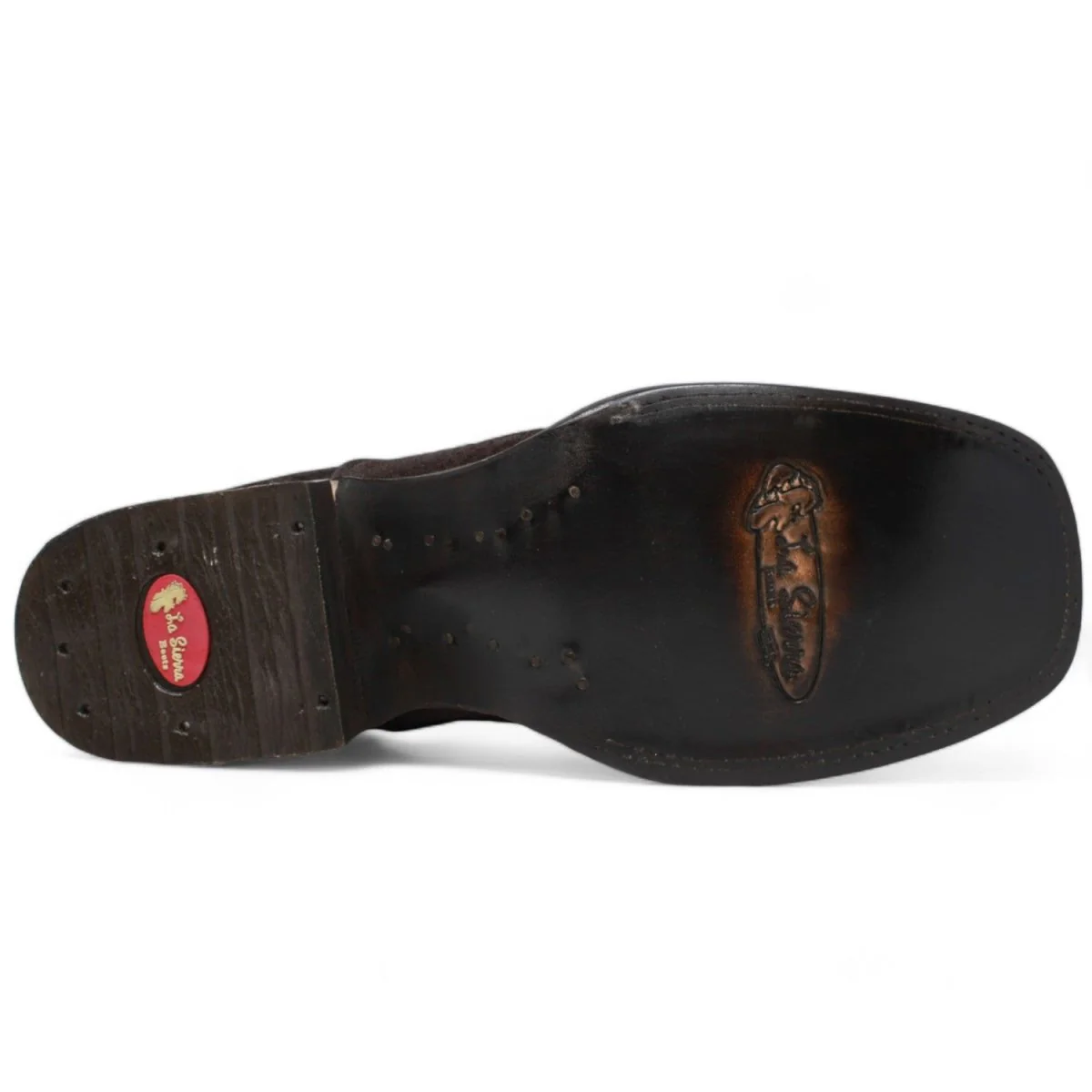 Men's Square Toe Ankle Boots Python Print Brown - Imagen 8