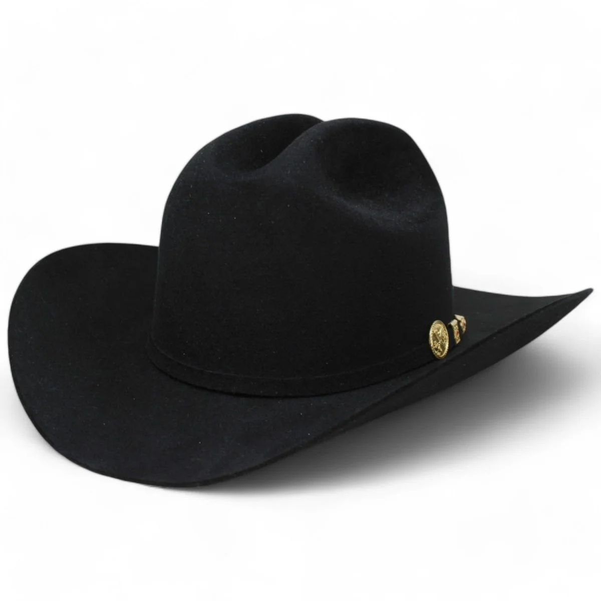 Morcon 200X Rabbit Fur Cowboy Hat Sinaloa Style - Black