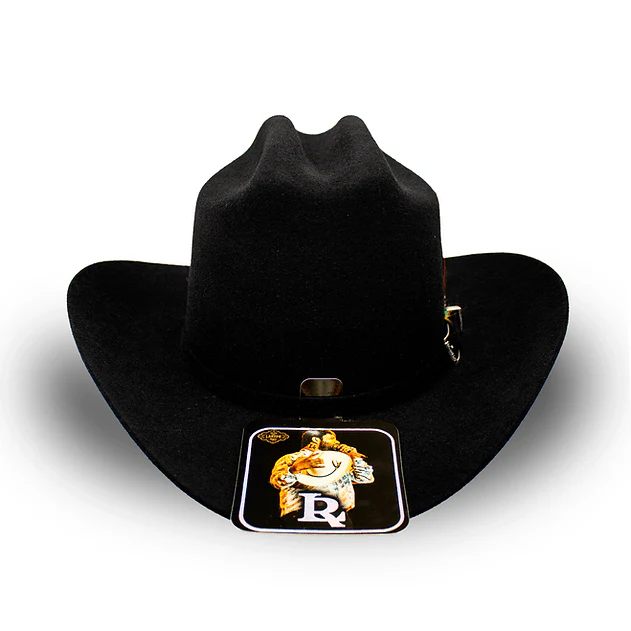 Official Luis R. Conriquez Cowboy Felt Hat - Black - Imagen 4