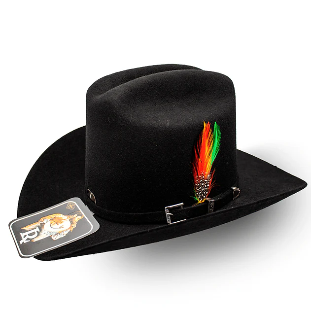 Official Luis R. Conriquez Cowboy Felt Hat - Black - Imagen 3