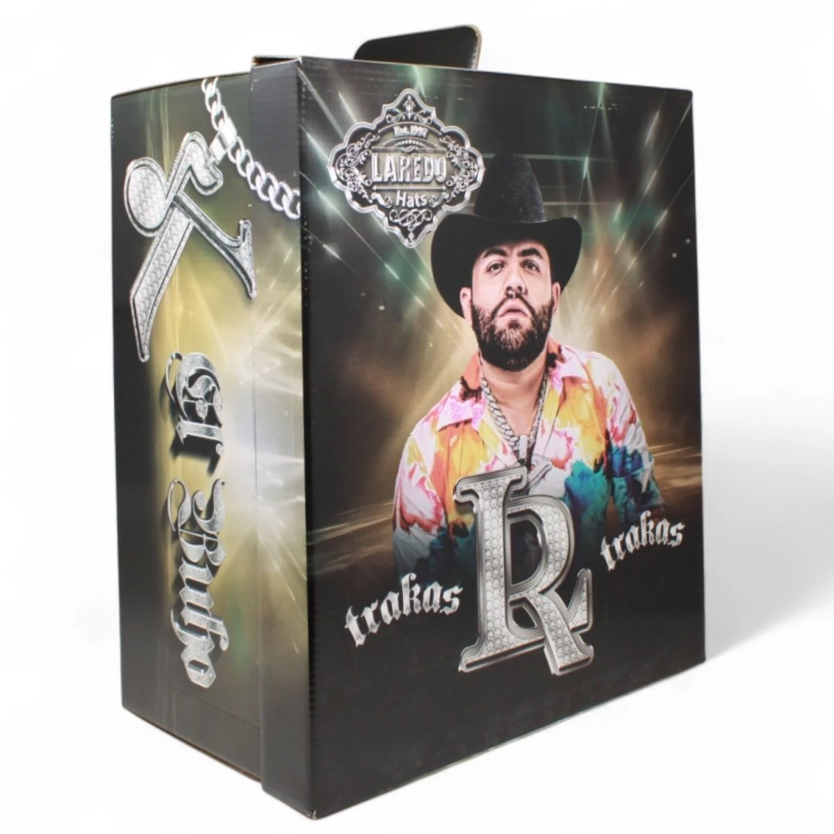 Official Luis R. Conriquez Cowboy Felt Hat - Black - Imagen 9