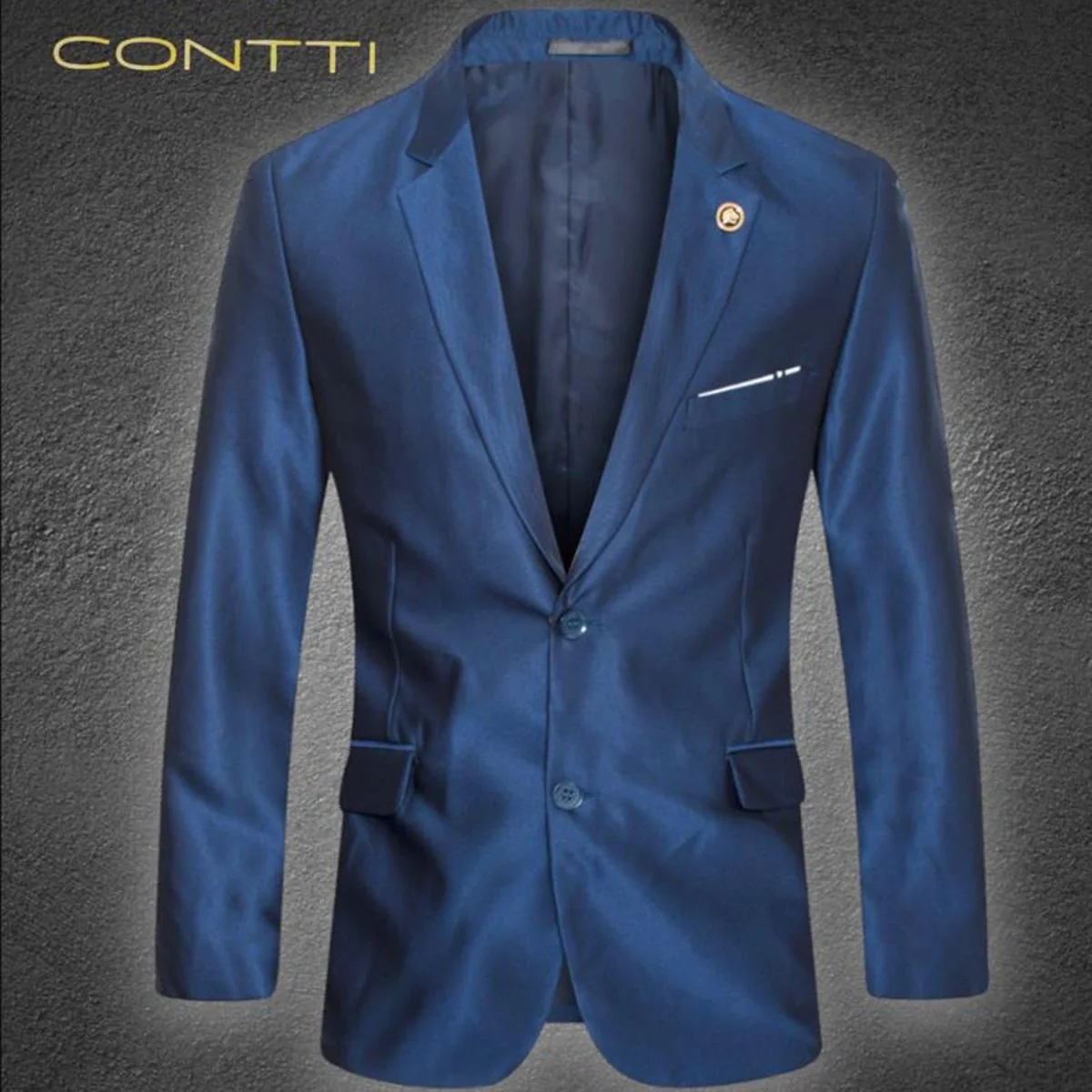 Saco Vaquero para Hombre Contti Color Azul Rey CT-2082ROYAL - Imagen 3