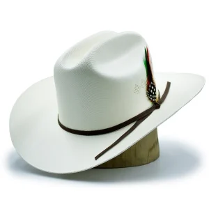 Sombrero Tombstone 1,000X Horma Sinaloa Ala 3 1/2" Liston Negro