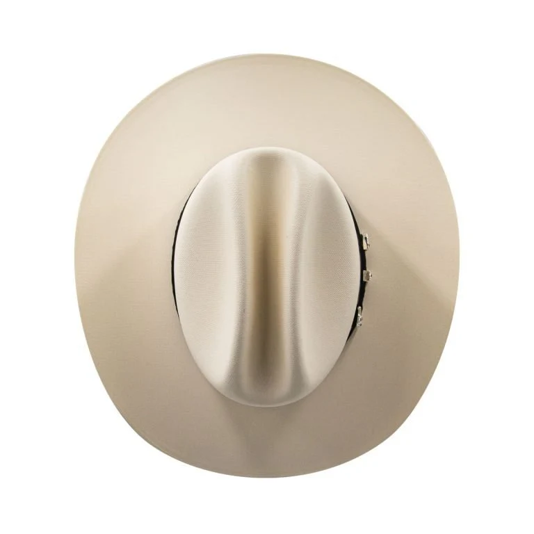 Sombrero Tombstone 5,000X Estilo El Fantasma con Plumas Ala 3 1/2" - Imagen 7