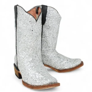 Tanner Mark Girl's Leather Square Toe Boots - Urban Cowgirl