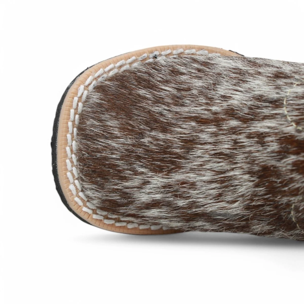 Tanner Mark Infant Leather Square Toe Boots Cow Hair Brown - Imagen 7