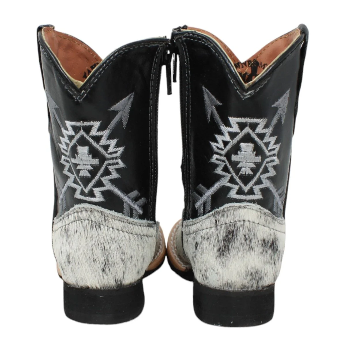 Tanner Mark Infant Leather Square Toe Boots Cow Hair - Imagen 5